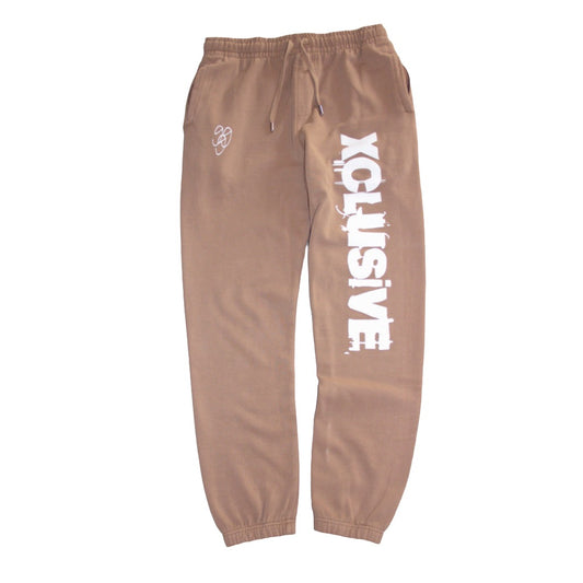 Brown xclusivenine sweatpants